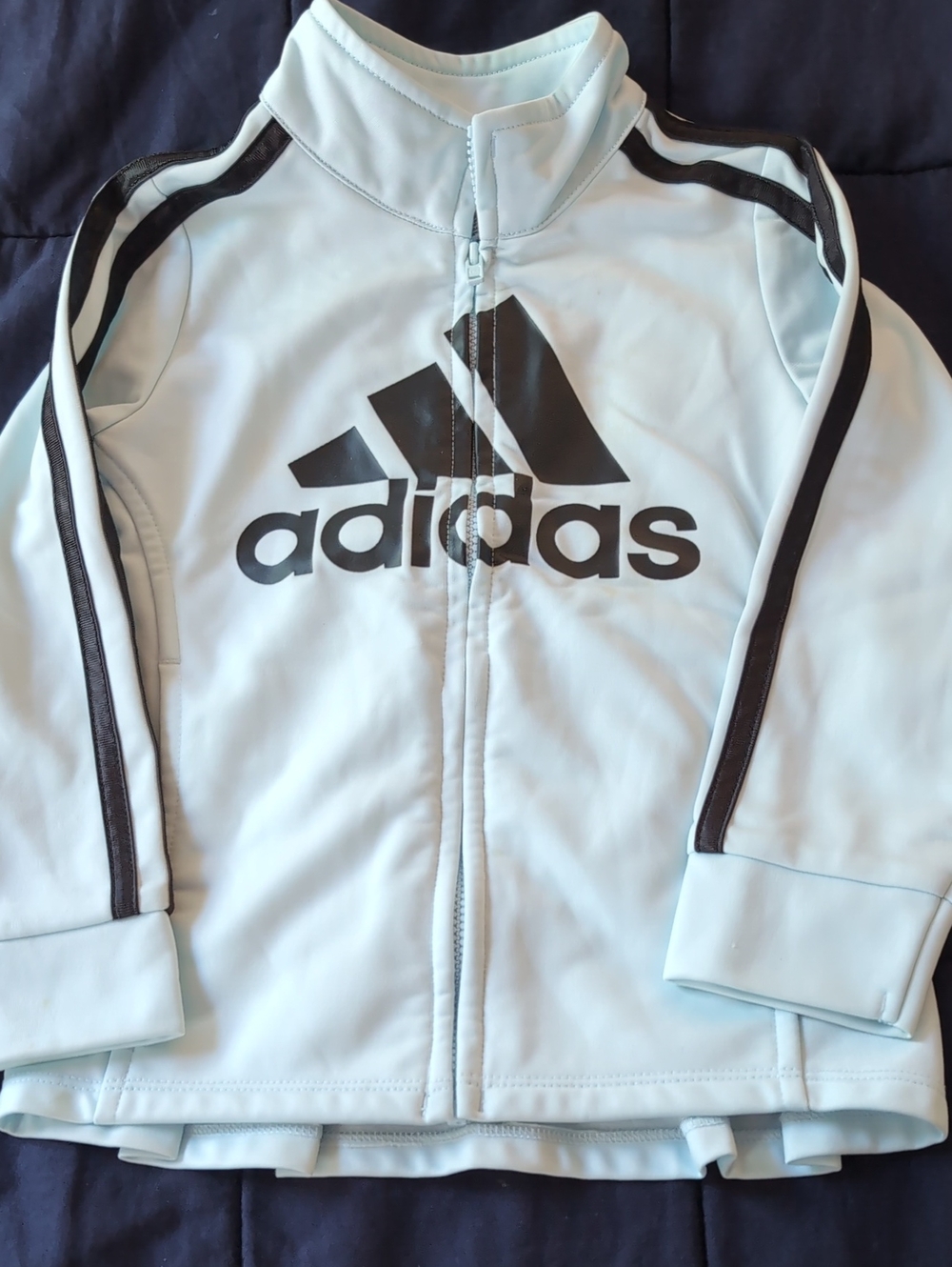 ADIDAS Toddler Girl's Long Sleeve Full Zippered Jacket - Size 2T